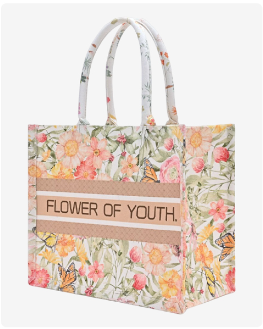 Blue Lily shoppingväska